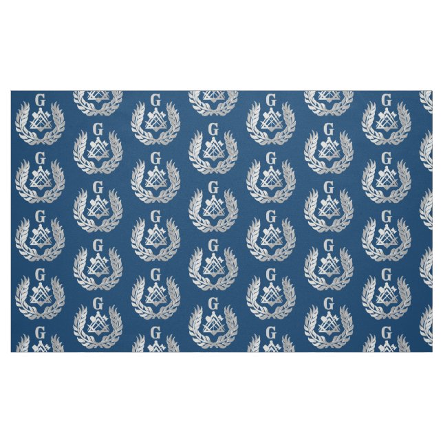 Silbermauersymbol Stoff (Fat Quarter (45,7 x 55,9 cm))