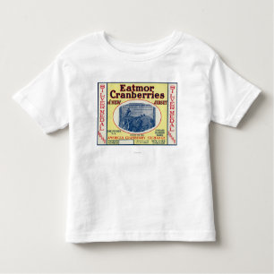 Silbermedaille Eatmor Moosbeermarken-Aufkleber Kleinkind T-shirt