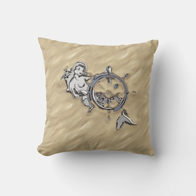 Silbermedaille im Sand Kissen (Vorderseite)