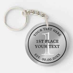 Silbermedaille Schlüsselanhänger für Turnierwettbe