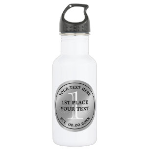 Silbermedaillengewinner des Ersten Platzes Edelstahlflasche