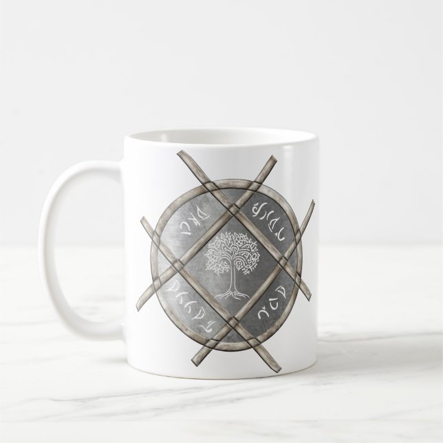 Silbermedaillon Kaffeetasse (Links)