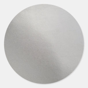 Silbermetallischer Hintergrund funkeln Runder Aufkleber