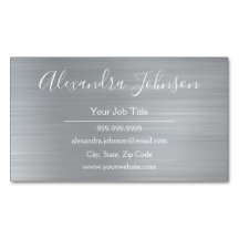 Silbermetallschicht Moderner Beruflich