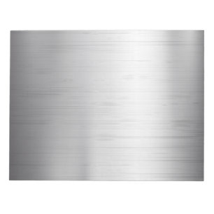 Silbermetallstruktur Notizblock