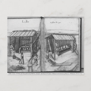 Silbermine von La Croix-aux-Mines, Lothringen Postkarte