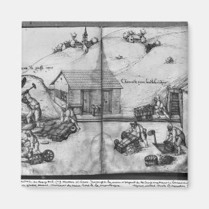 Silbermine von La Croix-aux-Mines Magnet