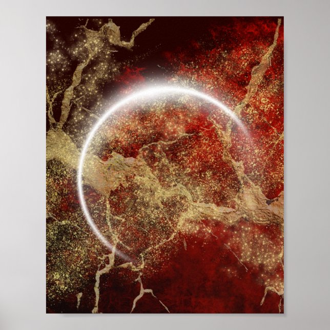 Silbermondposter Poster (Vorne)