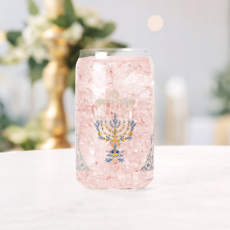 Silbermotive Elegante Chanukka-Menora Dosenglas