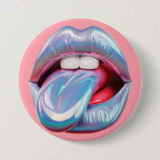 Silbermund Button