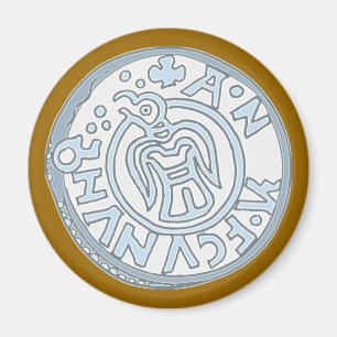 Silbermünze Wikinger silver coin vikings Magnet