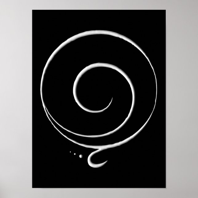 Silberne Dankbarkeit Poster (Vorne)