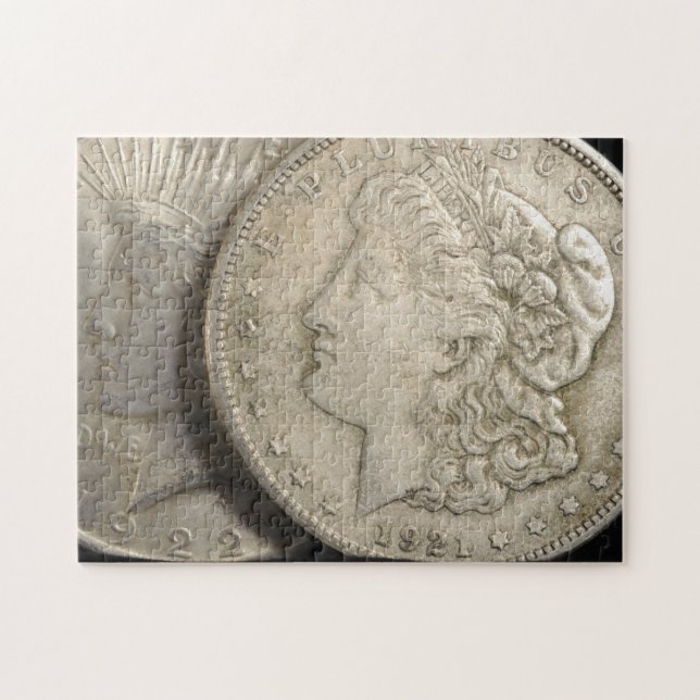 Silberne Dollar Puzzlespiel Puzzle (Horizontal)