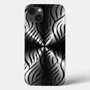 Silberne Edelstahlelemente Case-Mate iPhone Hülle