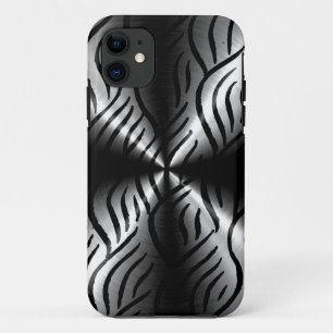 Silberne Edelstahlelemente Case-Mate iPhone Hülle