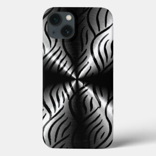 Silberne Edelstahlelemente Case-Mate iPhone Hülle