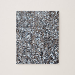 silberne Folie Puzzle