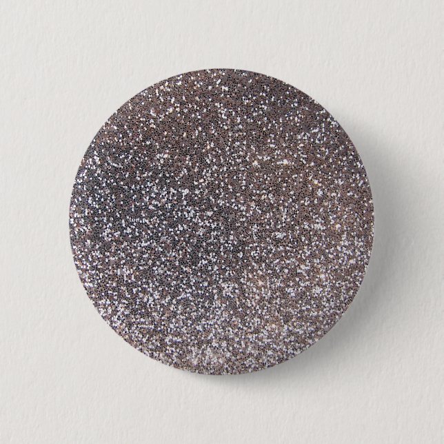 Silberne Glittergraphik des Imitats Button (Vorderseite)