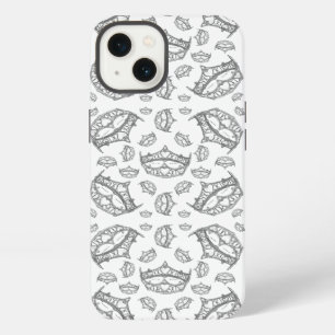 Silberne Herzkönigin-Krone-Tiara iPhone 6 Hülle