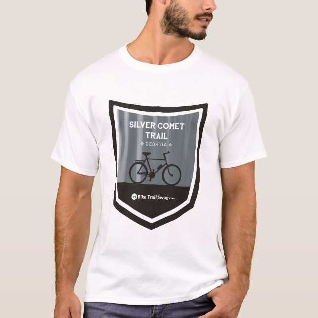 Silberne Kometen-Spur T-Shirt (Vorderseite)