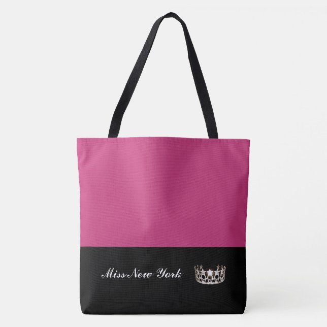 Silberne Kronen-Taschen-Tasche-Große Fuchsie (Vorderseite)