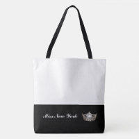 Silberne Kronen-Taschen-Tasche-Großes Weiß