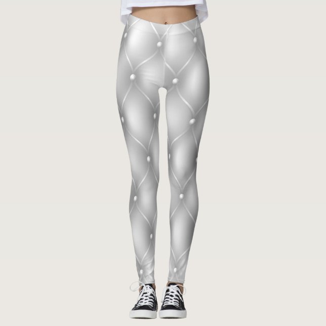 Silberne Leggings (Vorderseite)