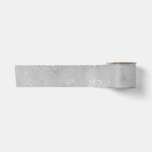 Silberne metallische Textur rustikaler Schimmer st Satinband