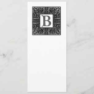Silberne monogrammierte keltische Hochzeitseinladu Einladung
