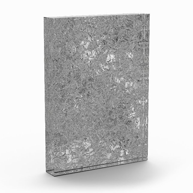 silberne Orchideen-Design, Fotoblock (Links)