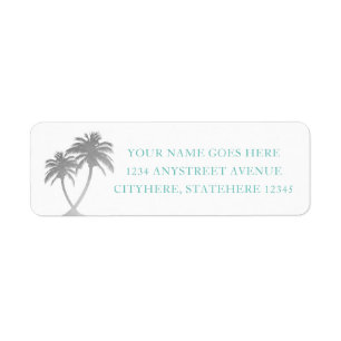 Silberne Palme-tropische Beachy Adresse