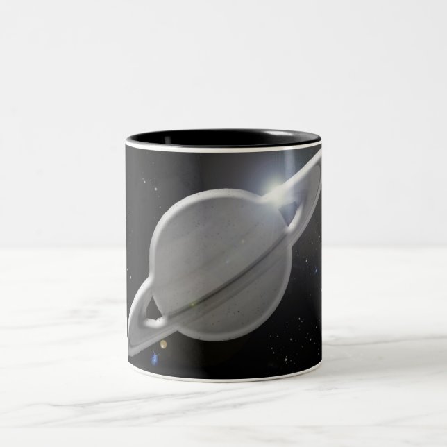 silberne Saturn-Tasse Zweifarbige Tasse (Mittel)
