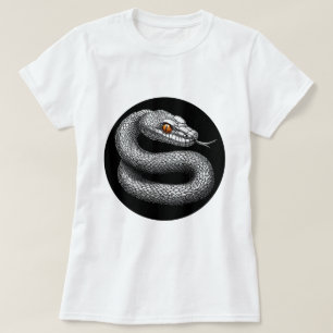 Silberne Schlange T-Shirt