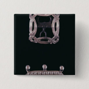 Silberne Schnallen, Englisch, Ende des 18. Button