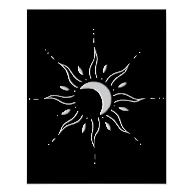 Silberne Sonne  Poster (Vorderseite)