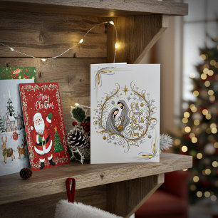 Silberne und goldene Weihnachts-Nachbildung nach M