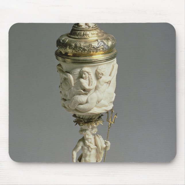 Silberne Vergoldung und geschnitzter Mousepad (Vorne)