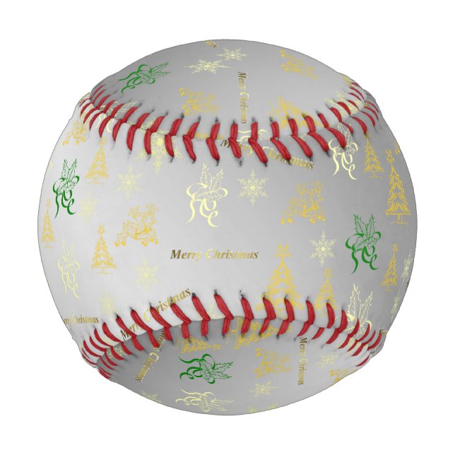 silberne Weihnachten Baseball (Rückseite)