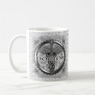 Silberner Arzt Kaffeetasse
