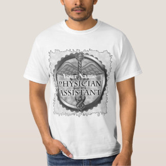 Silberner Arztassistent T-Shirt