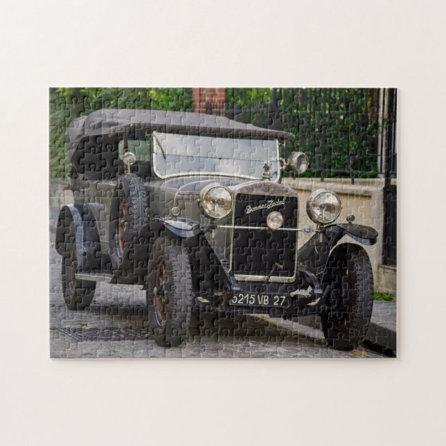 Silberner Donnet Zedel Oldtimer Puzzle (Horizontal)