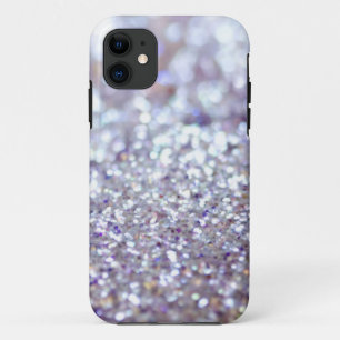 Silberner Glitzer Case-Mate iPhone Hülle