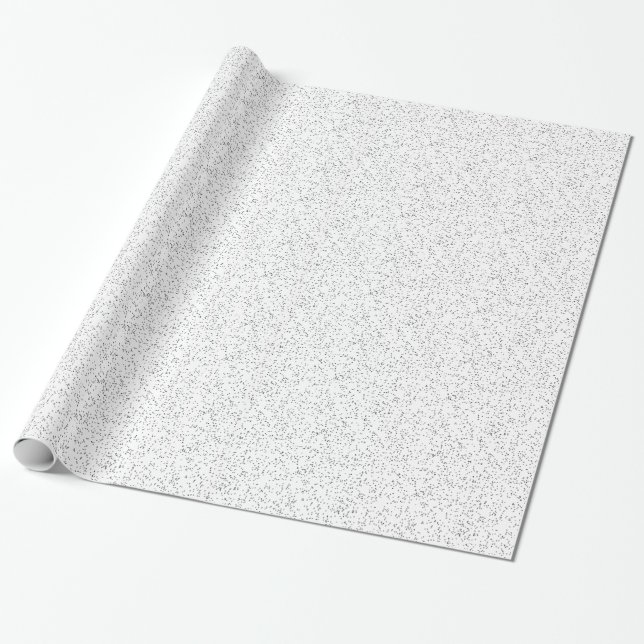 Silberner Glitzer Geschenkpapier (Ungerollt)