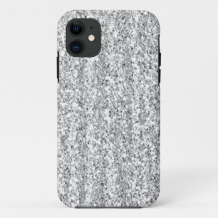 Silberner Imitat-Glitzer-Case-Mate iPhone 5 Fall iPhone 11 Hülle