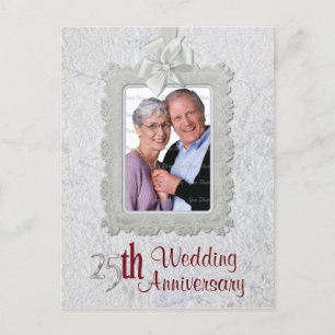 Silberner Jahrestag Postkarte