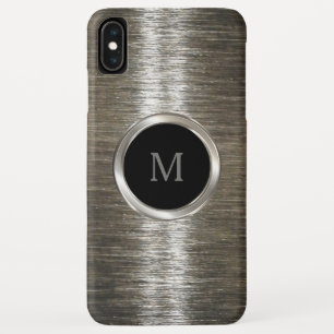 Silberner metallischer das Monogramm-Entwurf der Case-Mate iPhone Hülle