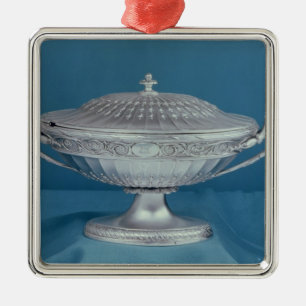 Silberner SoßeTureen durch Matthew Boulton Silbernes Ornament
