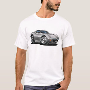 Silbernes Auto 1968-72 Korvette T-Shirt