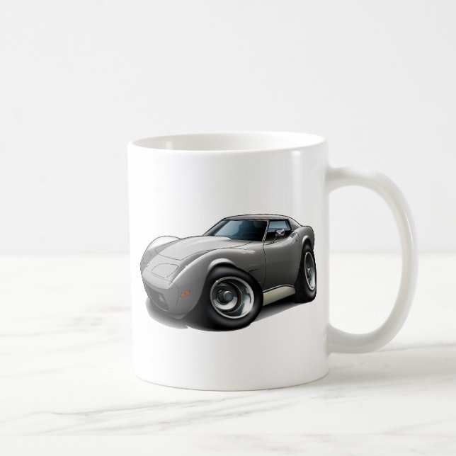 Silbernes Auto 1973-76 Korvette Kaffeetasse (Rechts)