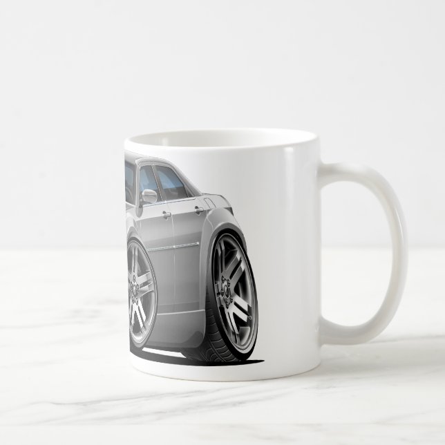 Silbernes Auto Chryslers 300 Kaffeetasse (Rechts)